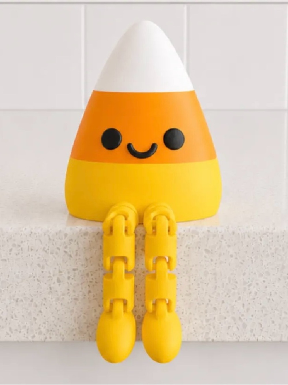 Candy Corn Hanging Accessory Holder - White, Orange & Yellow